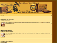 Tablet Screenshot of kopimiracle.org
